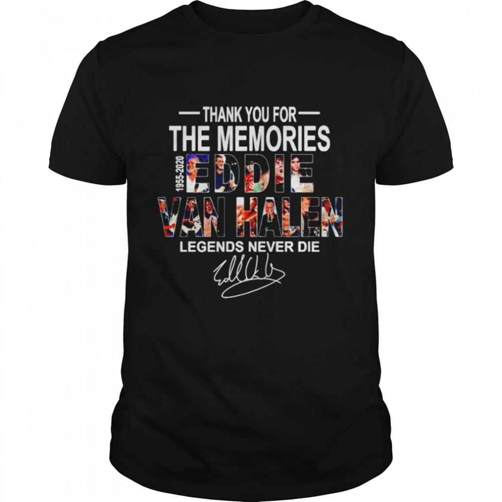 Eddie Van Halen thank you for the memories shirt