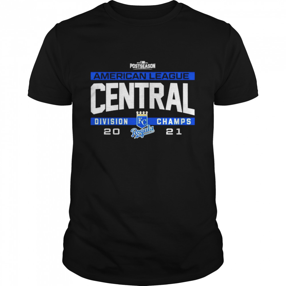 Kansas City Royals 2021 AL Central division champs shirt