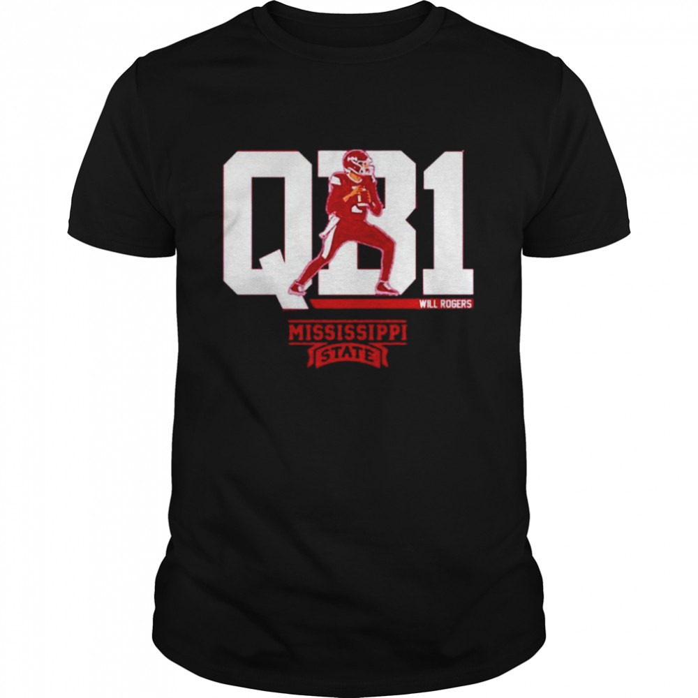 Mississippi State Will Rogers QB1 shirt