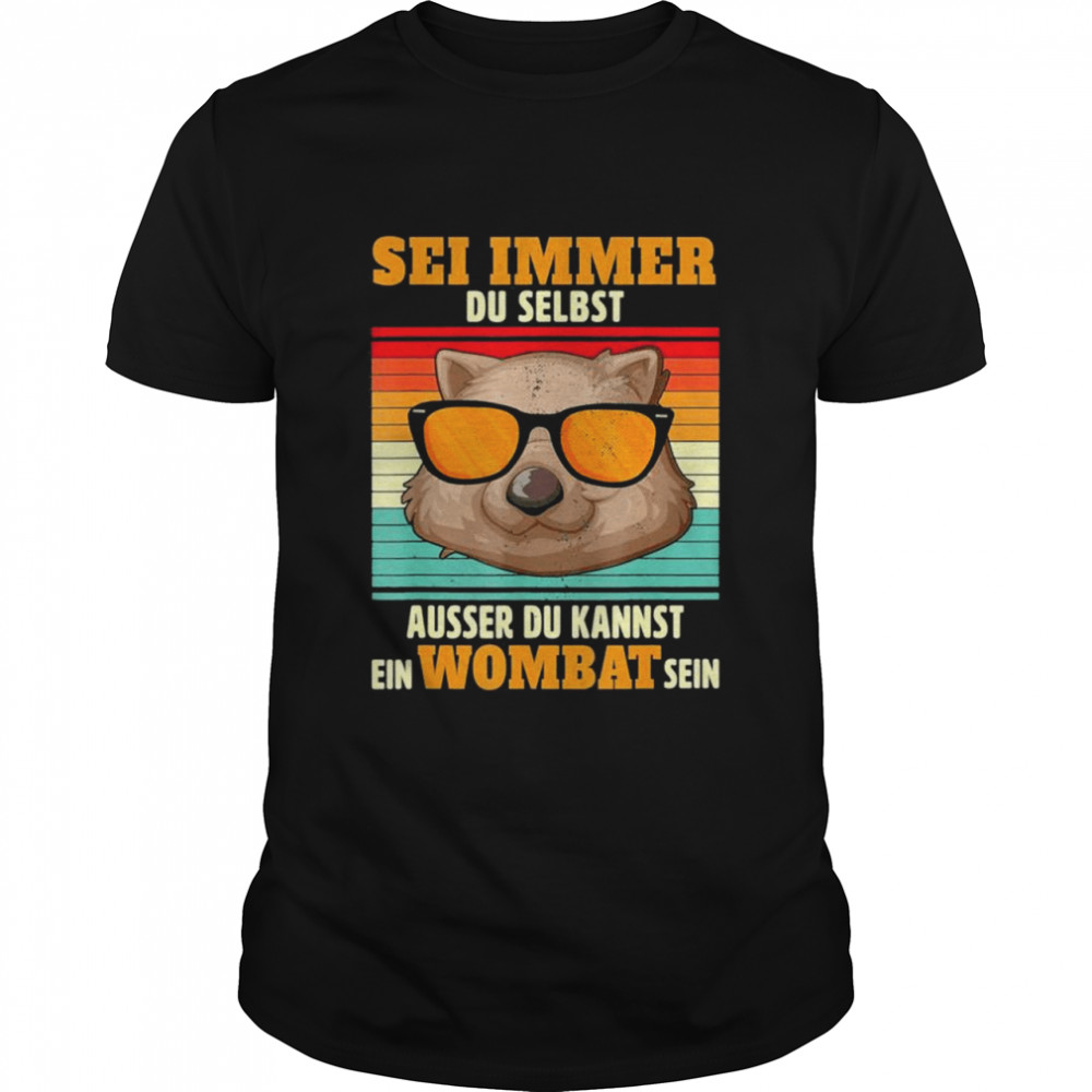 Be Always You Yourself Wombat shirt Classic Men's T-shirt