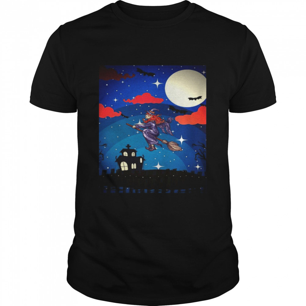 Dark Halloween Witchy Ride T-shirt