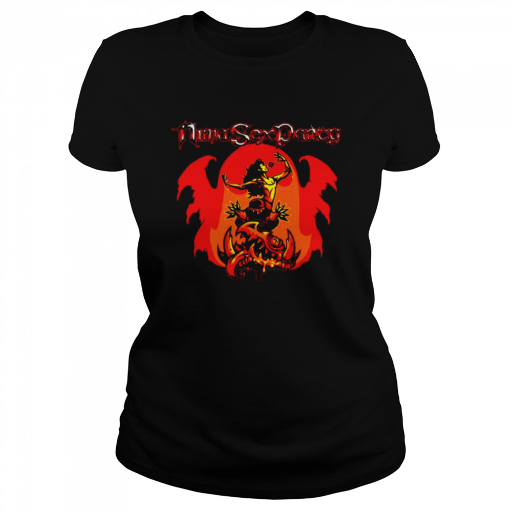 Dragon Slayer ninja sex party shirt Classic Women's T-shirt