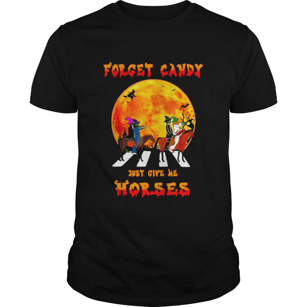 Halloween Forget Candy Just Give Me Horse Essential T-shirt