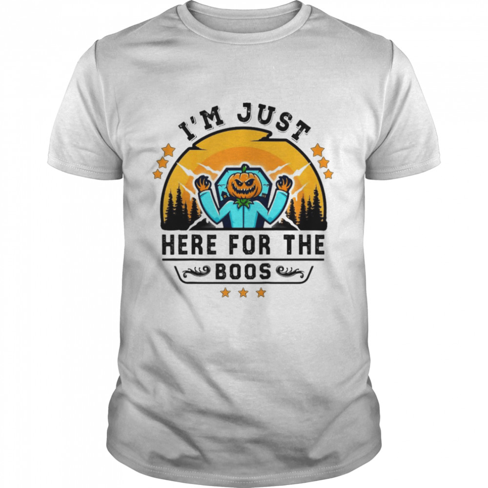 Halloween I’m Just Here For The Boos Vintage T-shirt