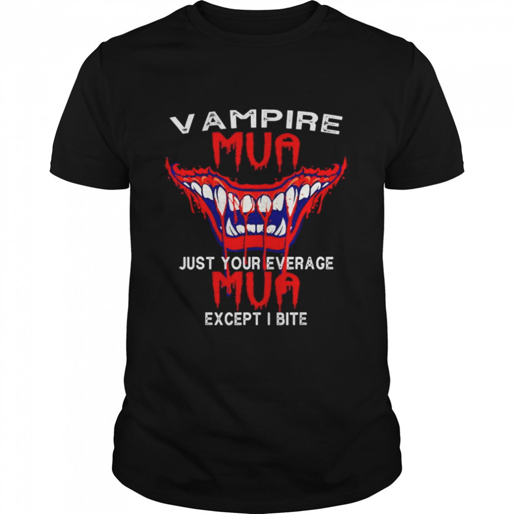Halloween Vampire Fangs in October 31st shirt