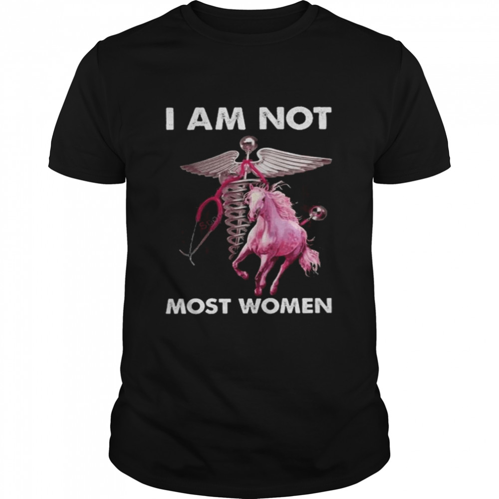 horse and Nurse I am not Most Women American flag shirt Classic Men's T-shirt