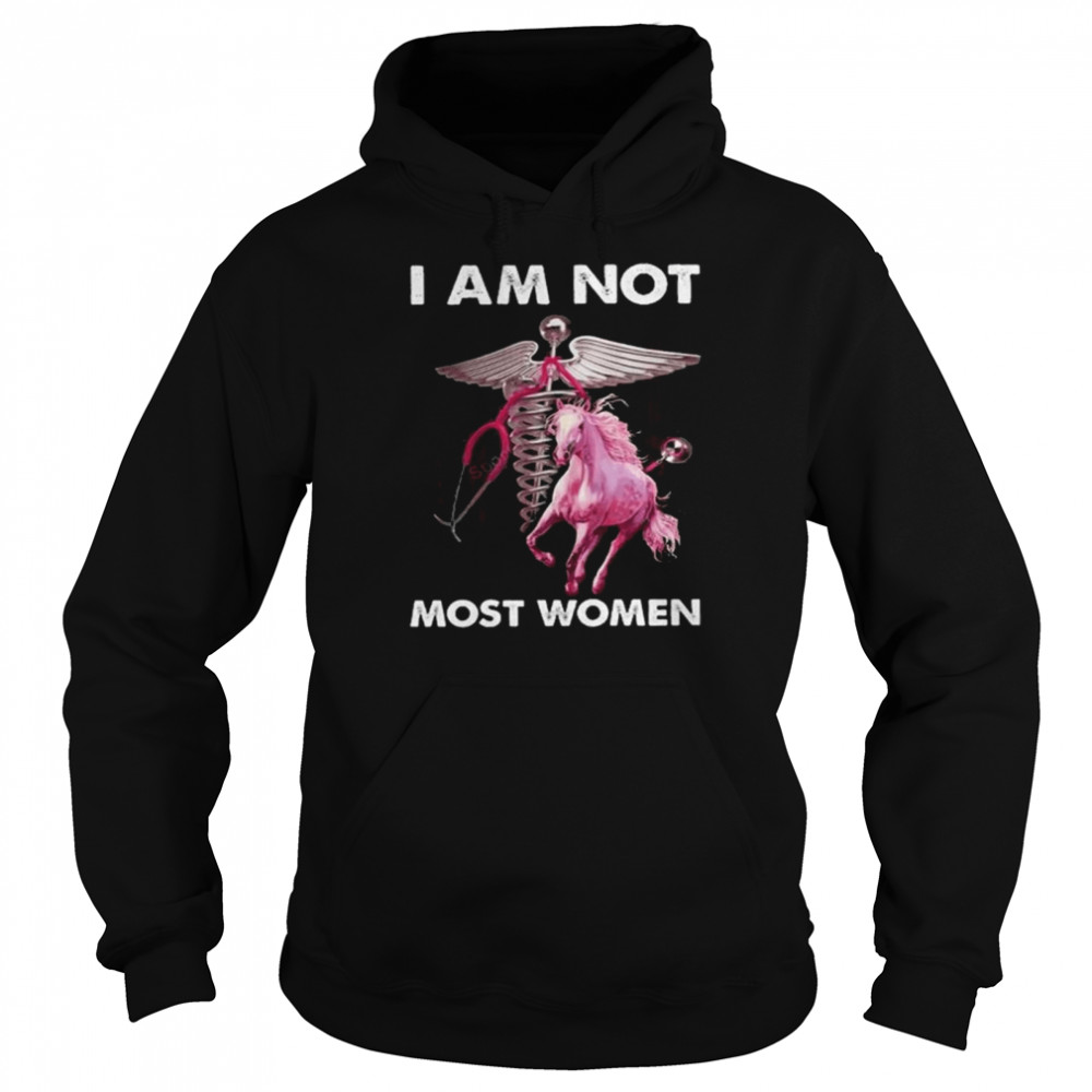 horse and Nurse I am not Most Women American flag shirt Unisex Hoodie