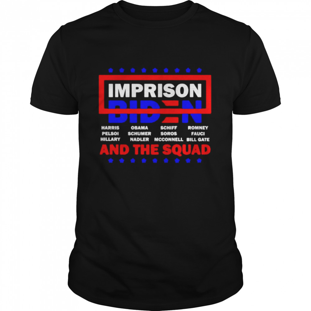 Imprison Biden and Democratic and the squad shirt Classic Men's T-shirt