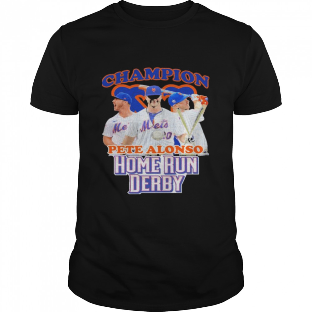 New York Mets Pete Alonso Home Run Derby champion shirt