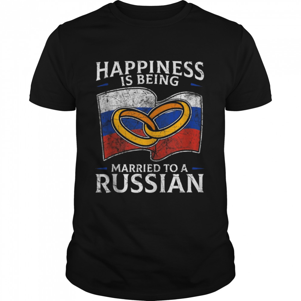 Russia Wedding Russian Federation Roots Married Shirt