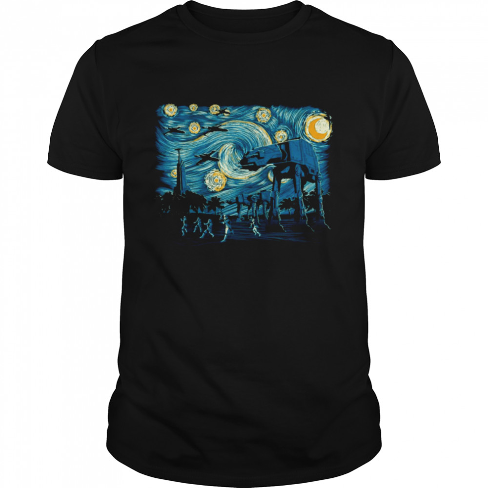 Starry Scarif Night T-shirt