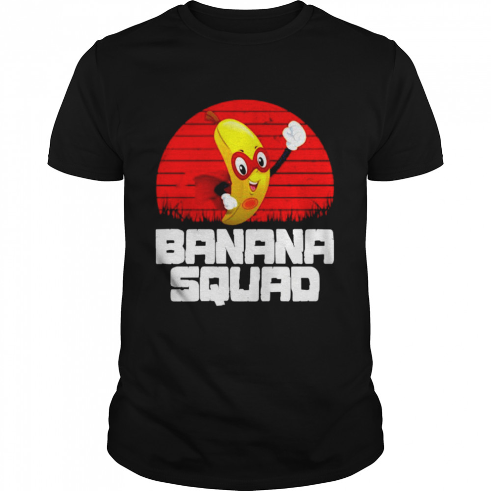 Superman banana squad vintage shirt