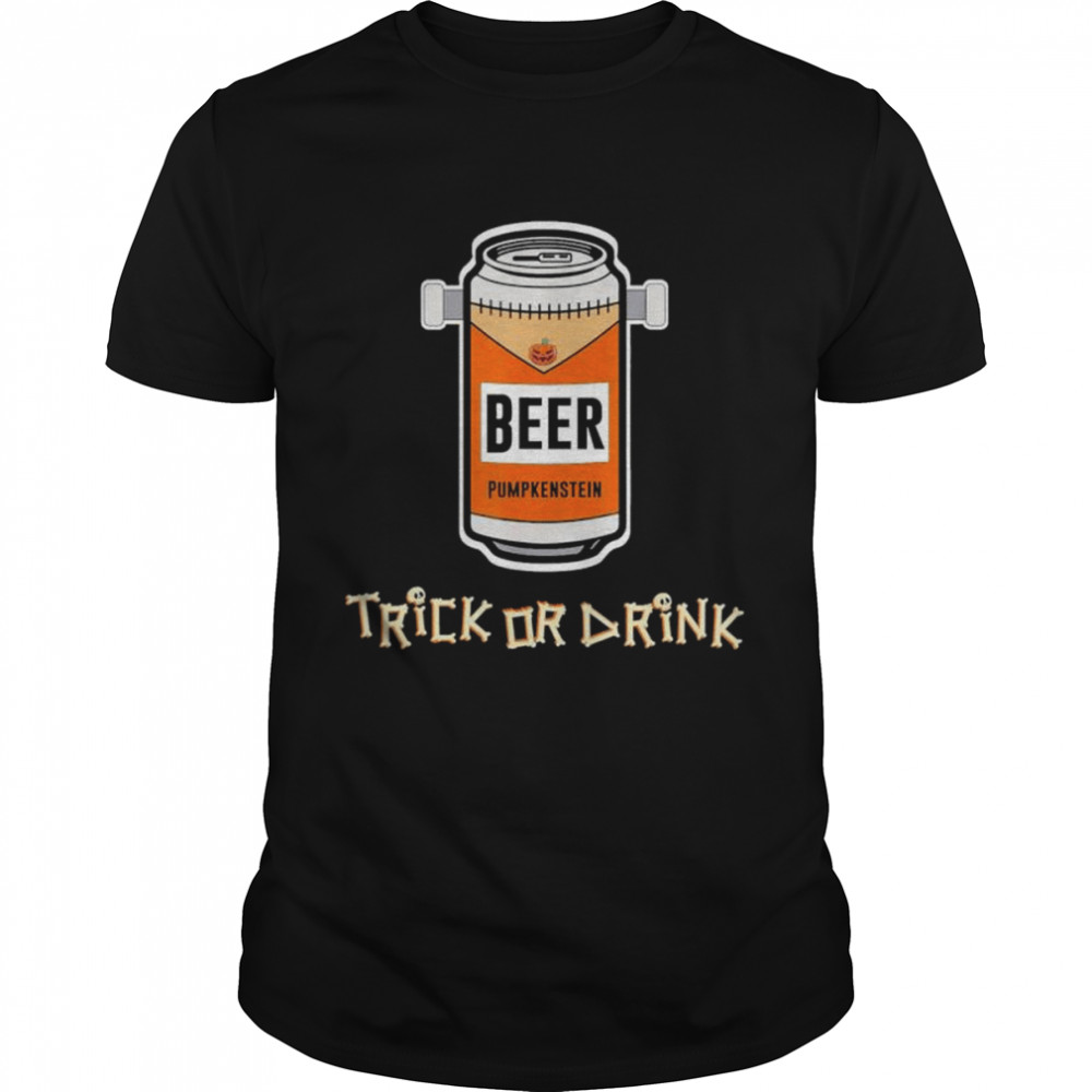 Trick Or Drink Pumpkin Beer Halloween shirt