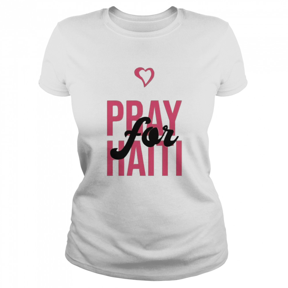 Waydamin Pray for Haiti shirt Classic Women's T-shirt