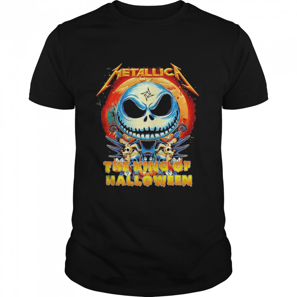 Jack Skellington Metallica The King Of Halloween shirt