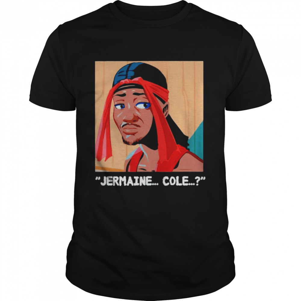 Jermaine Cole cartoon shirt