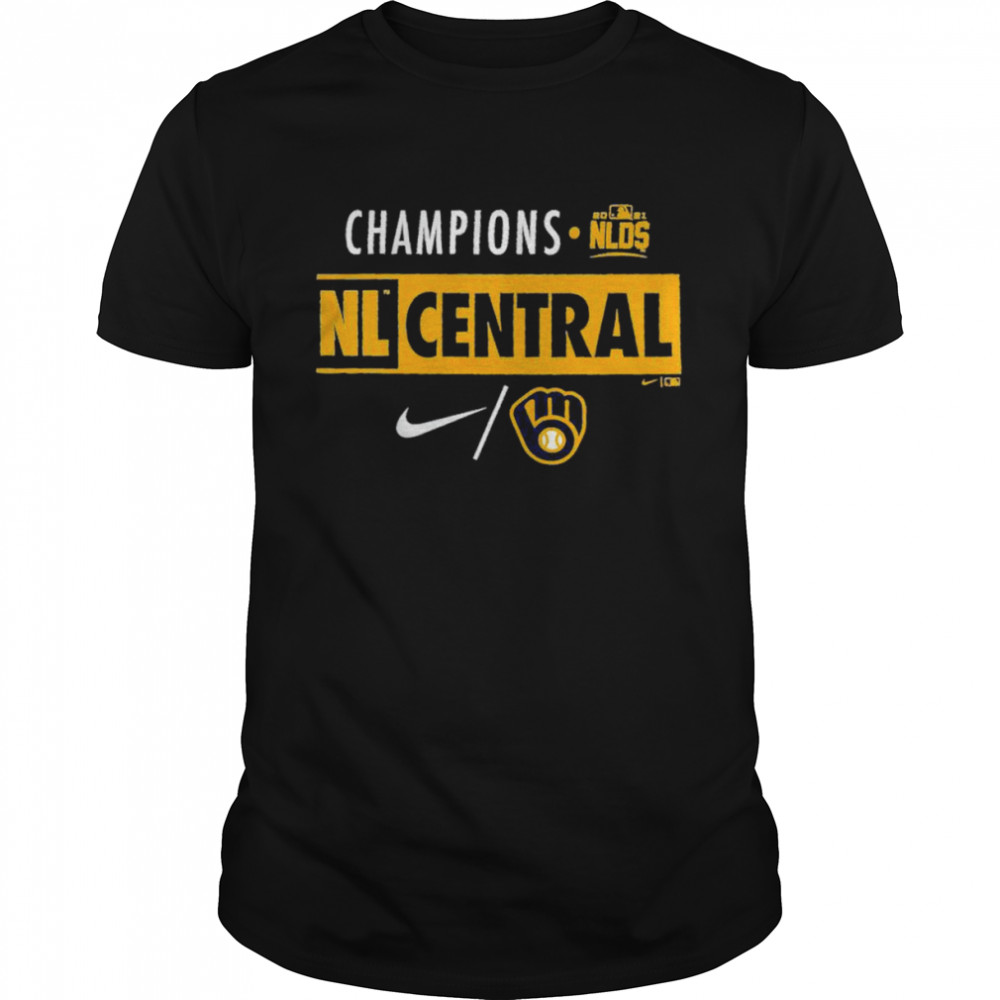 Milwaukee Brewers Nike 2021 NL Central Division Champions shirt