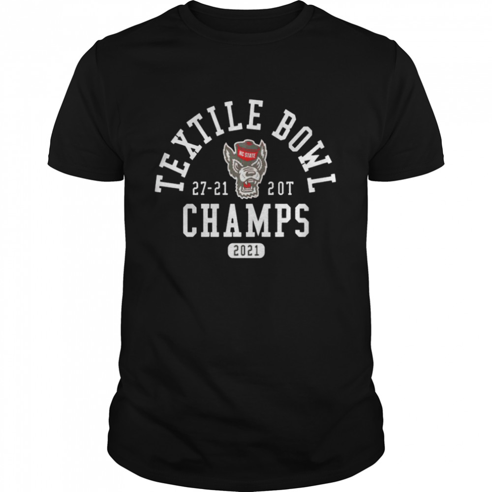 NC State Textile Bowl 27 21 Champs 2021 shirt