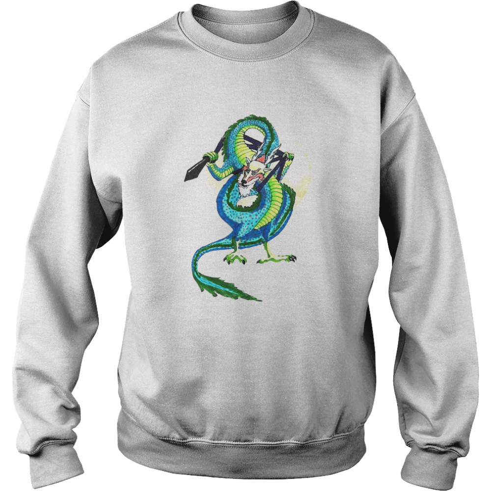 Ropedart Eastern Asian Dragon T-shirt Unisex Sweatshirt
