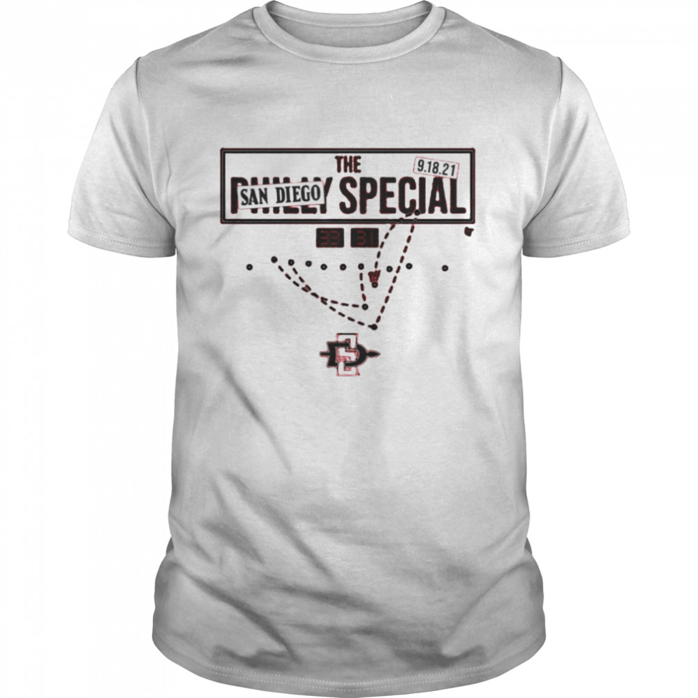 San Diego State the special shirt