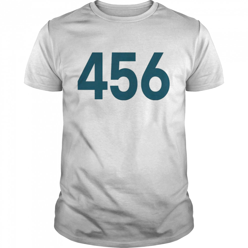 Squid Game Korean movie number 456 winner shirt