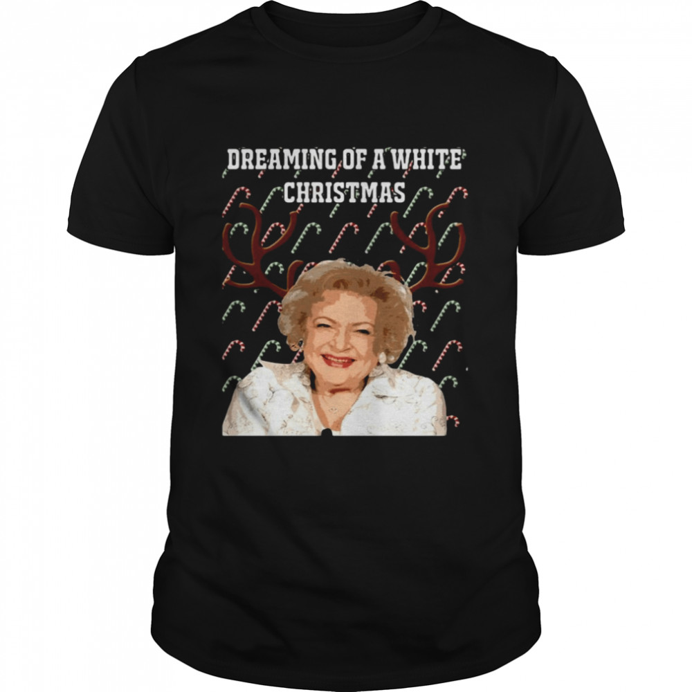 The Golden Girls Dreaming Of A White Christmas Greeting Card T-shirt