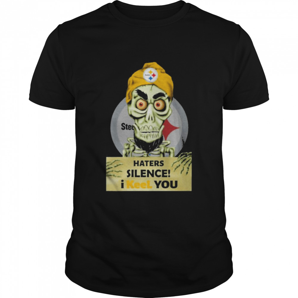 Jeff Dunham Pittsburgh steelers Haters Silence I Keel You Shirt