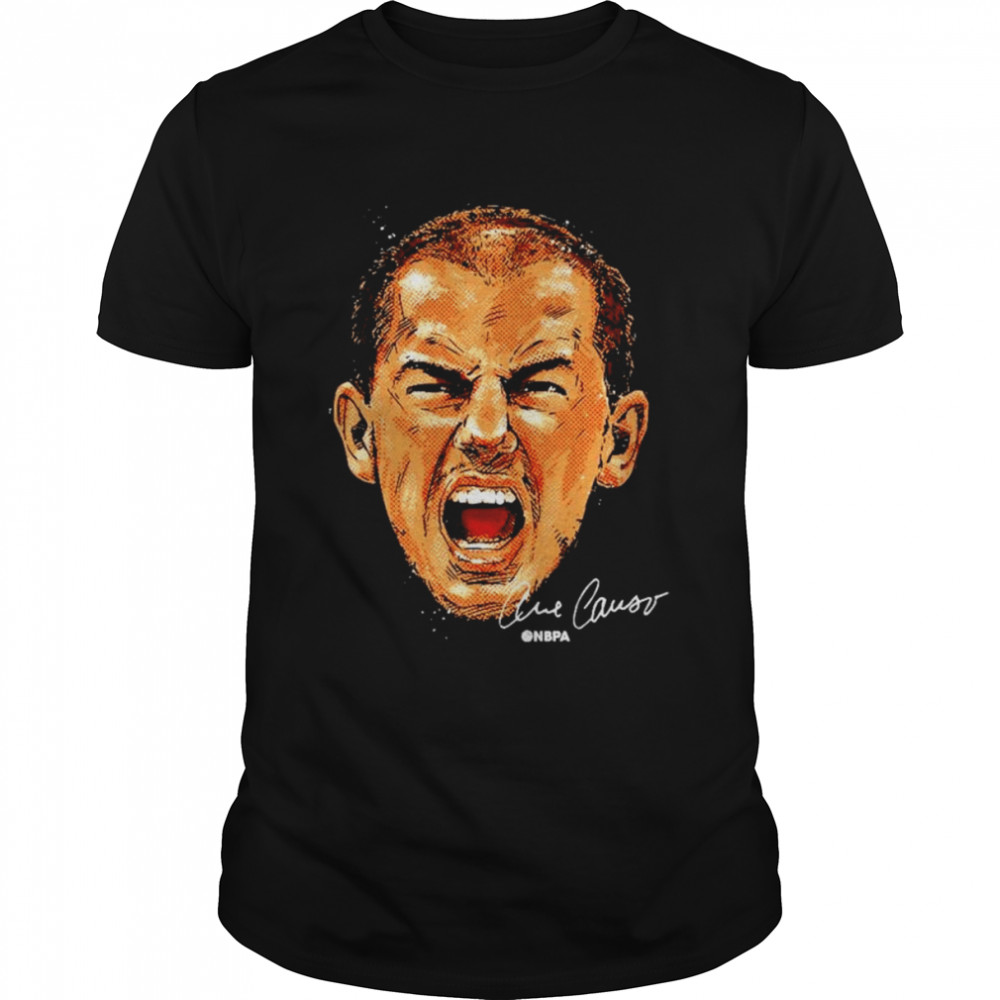 Alex Caruso Chicago Basketball face signature shirt