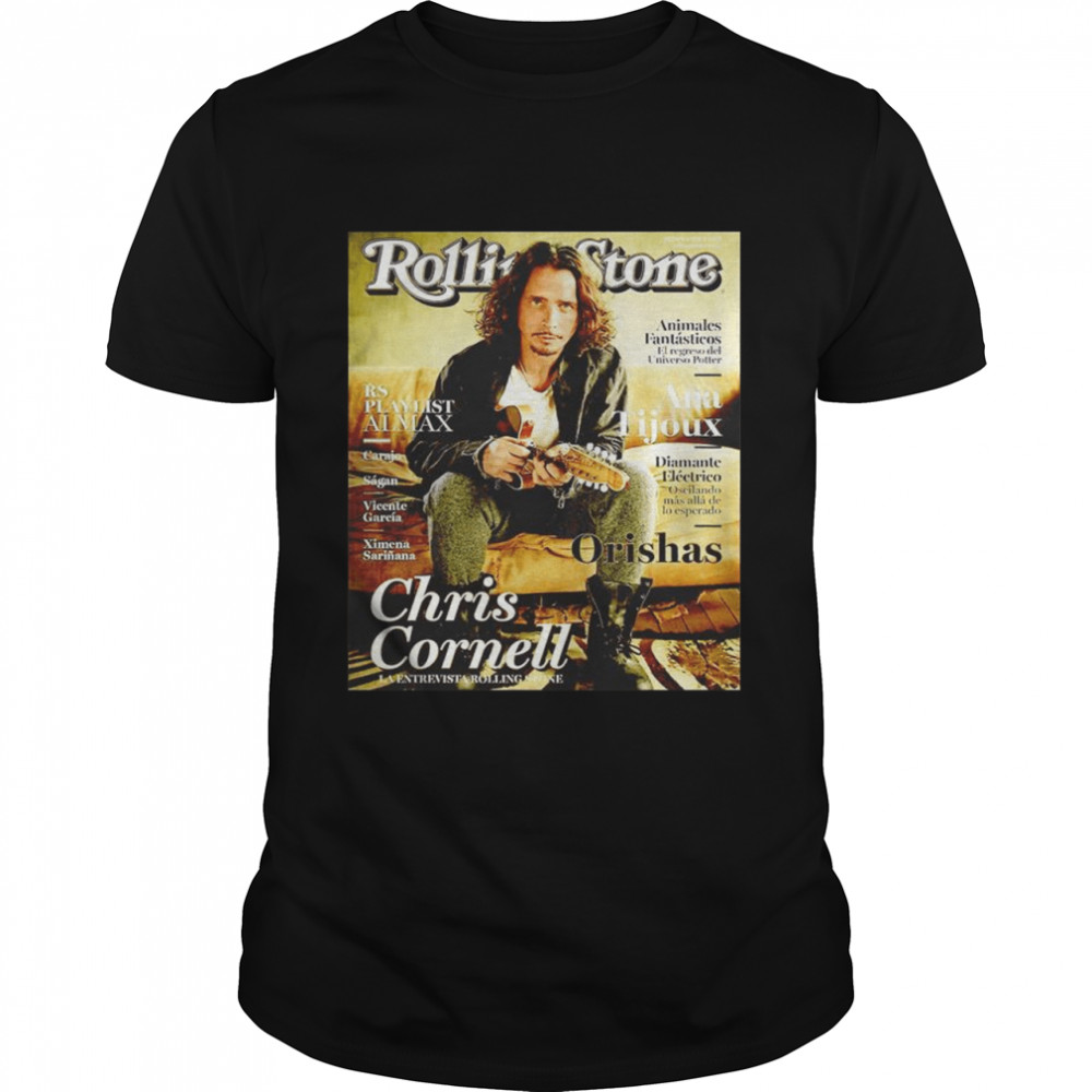 Rolling Stone Chris Cornell Orishas graphic shirt