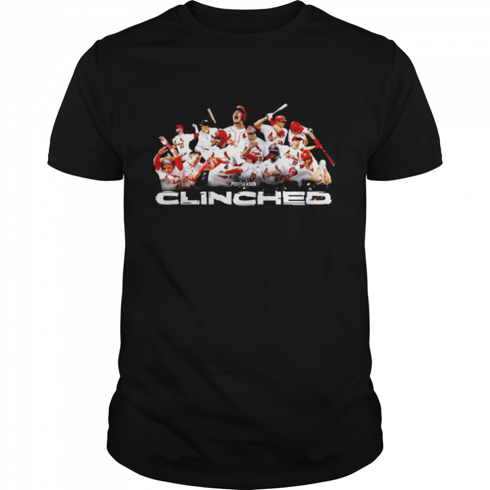 St Louis Cardinals Baseball Teams Clinched 2021 Postseason Shirt