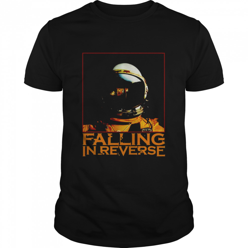 Astronaut falling in reverse shirt