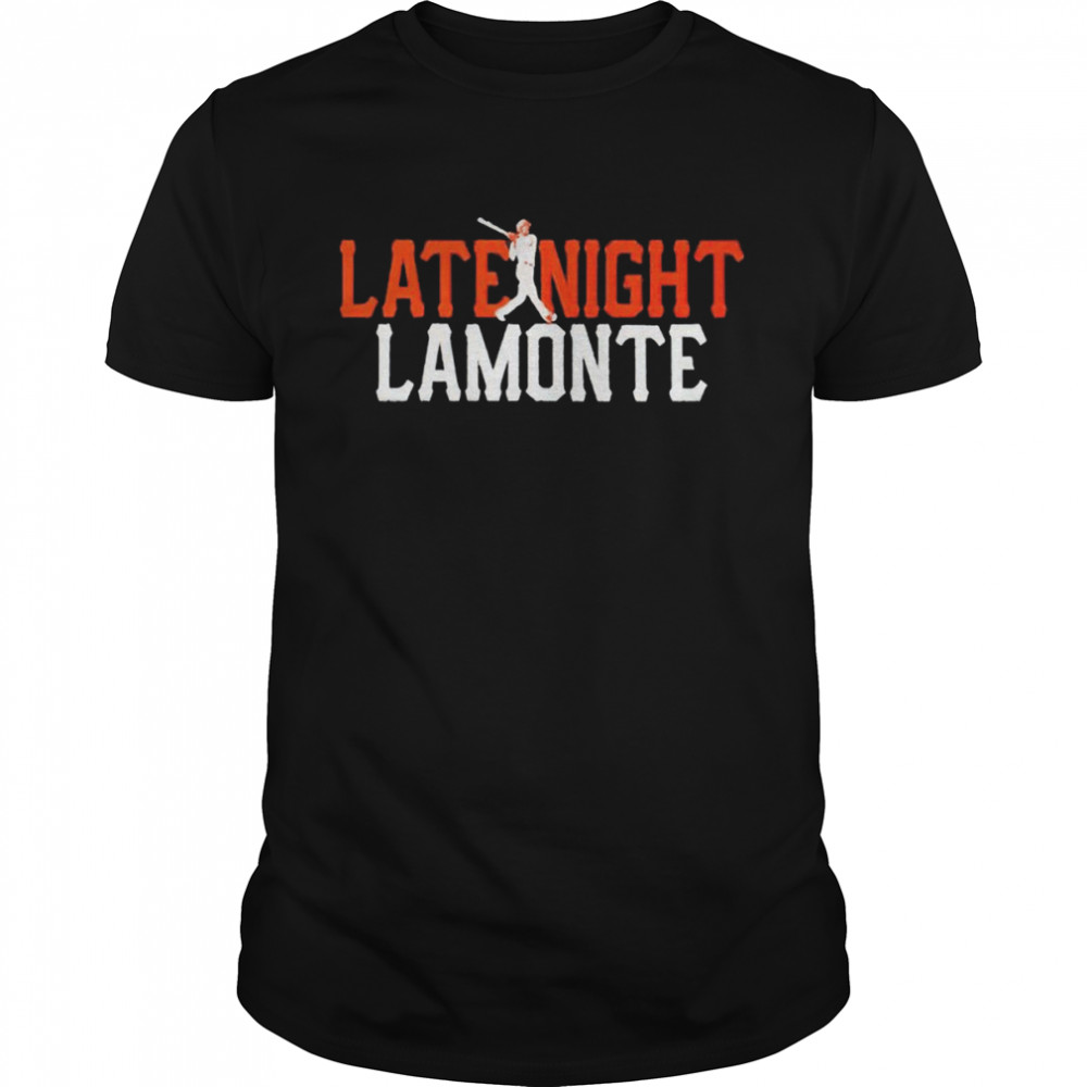 Baseball Late Night LaMonte shirt