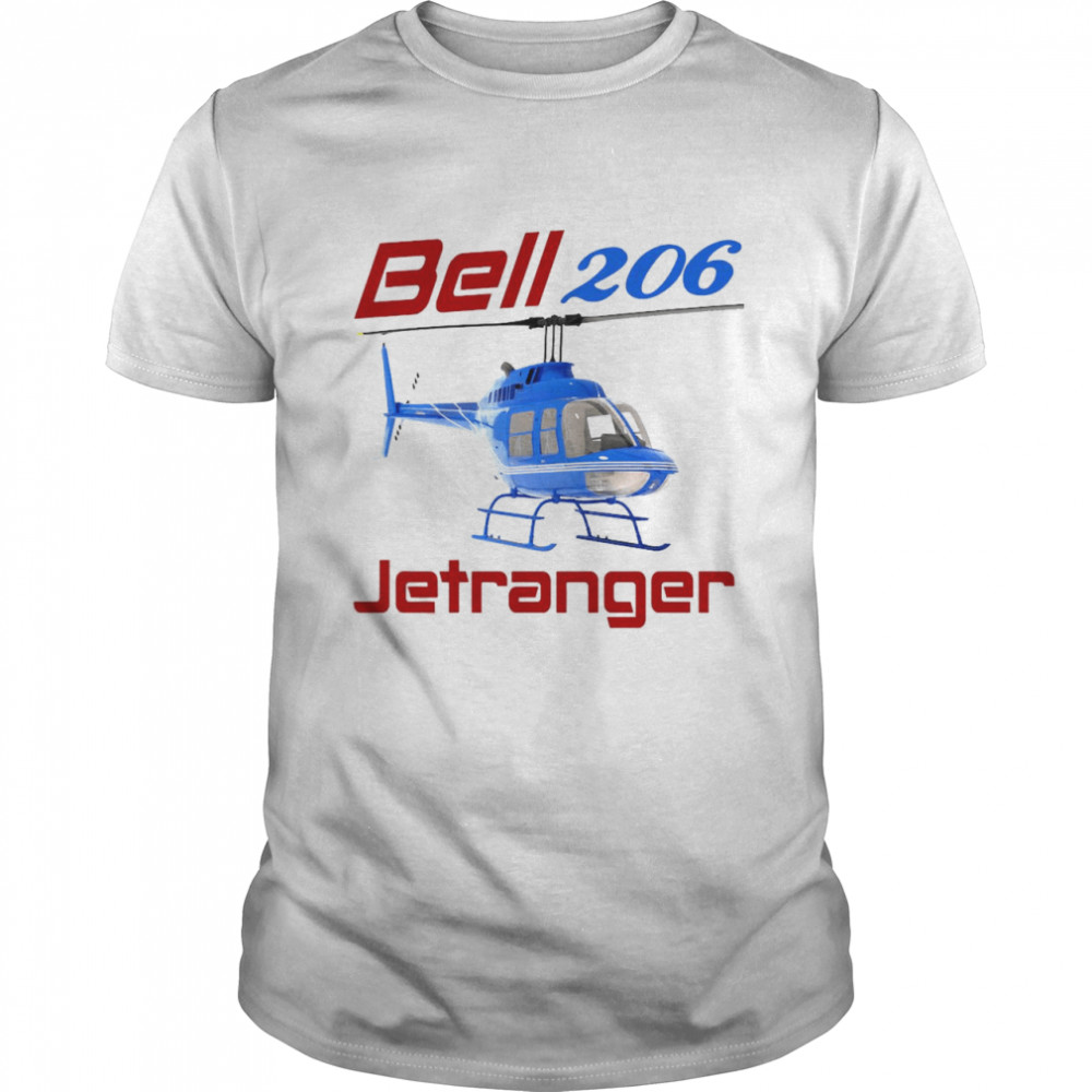 Bell 206 Jetranger Helicopter T-shirt