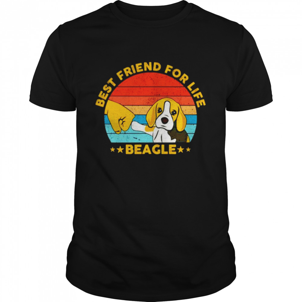 Best friend for life Beagle vintage shirt