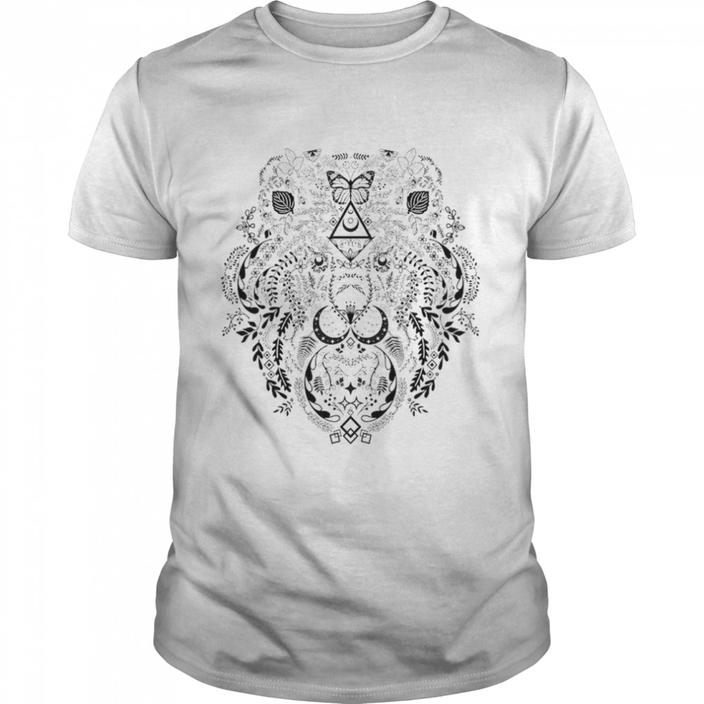 Floral sacred Lion shirt