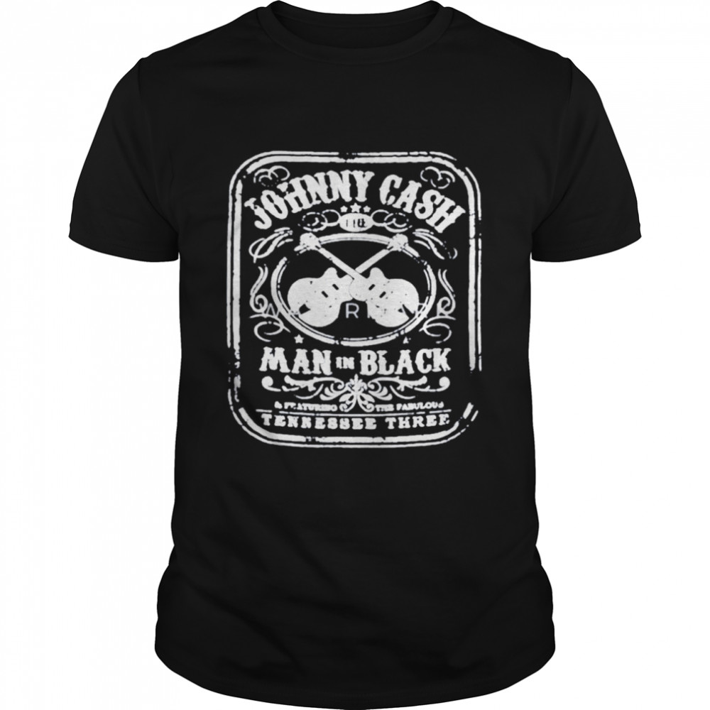 Johnny Cash the Man in Black Tennessee Three shirt