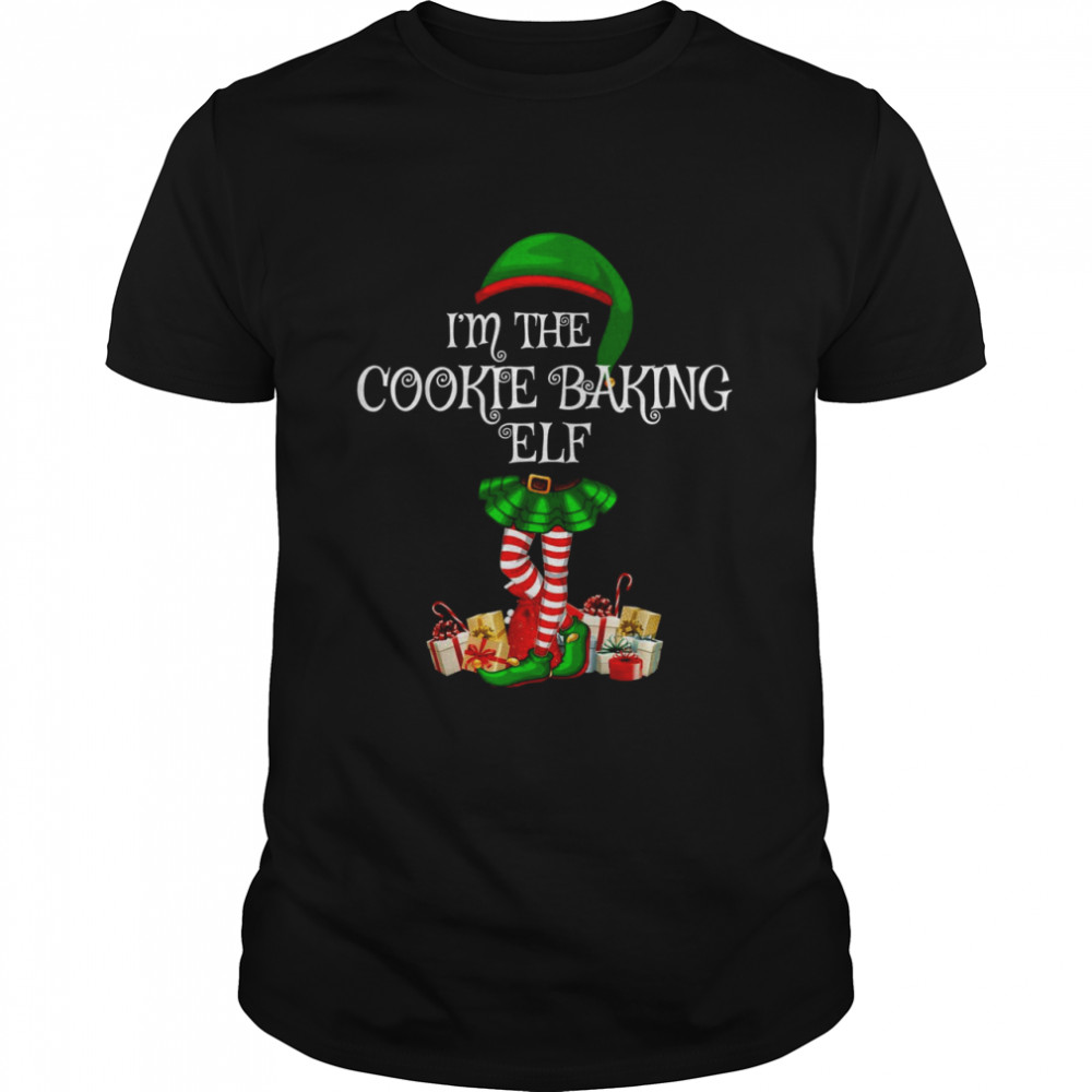 Matching Family Group I’m The Cookie Baking Elf Christmas Shirt