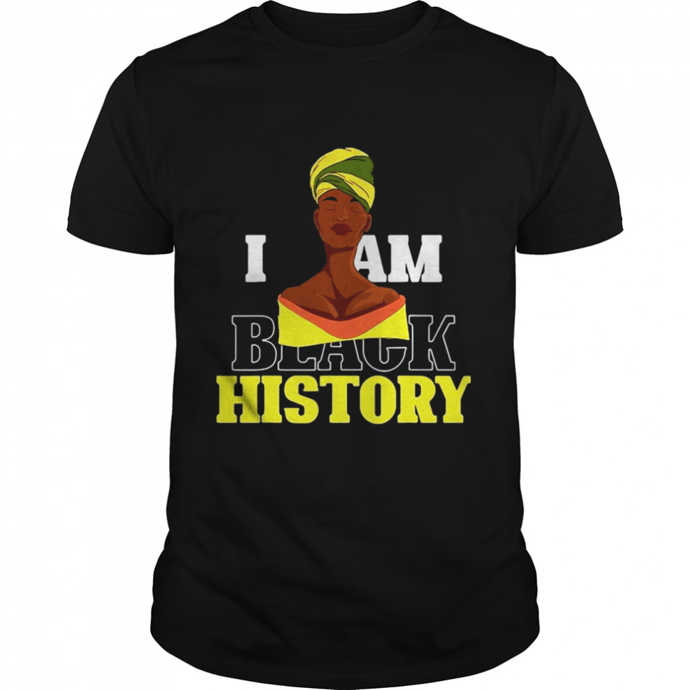 Melanin African Black Americans I Am Black History Month T-shirt