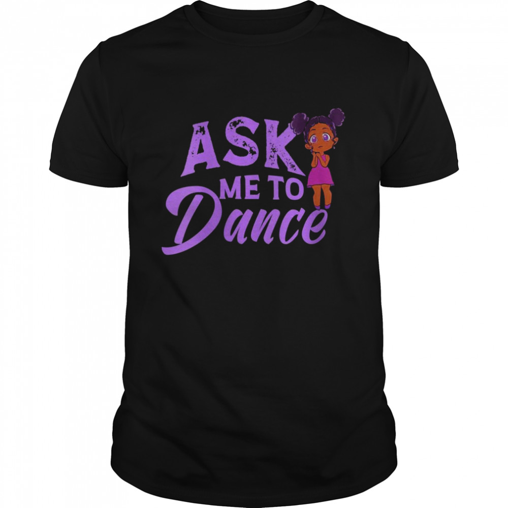 Ask Me to Dance featuring anime style black Shirt