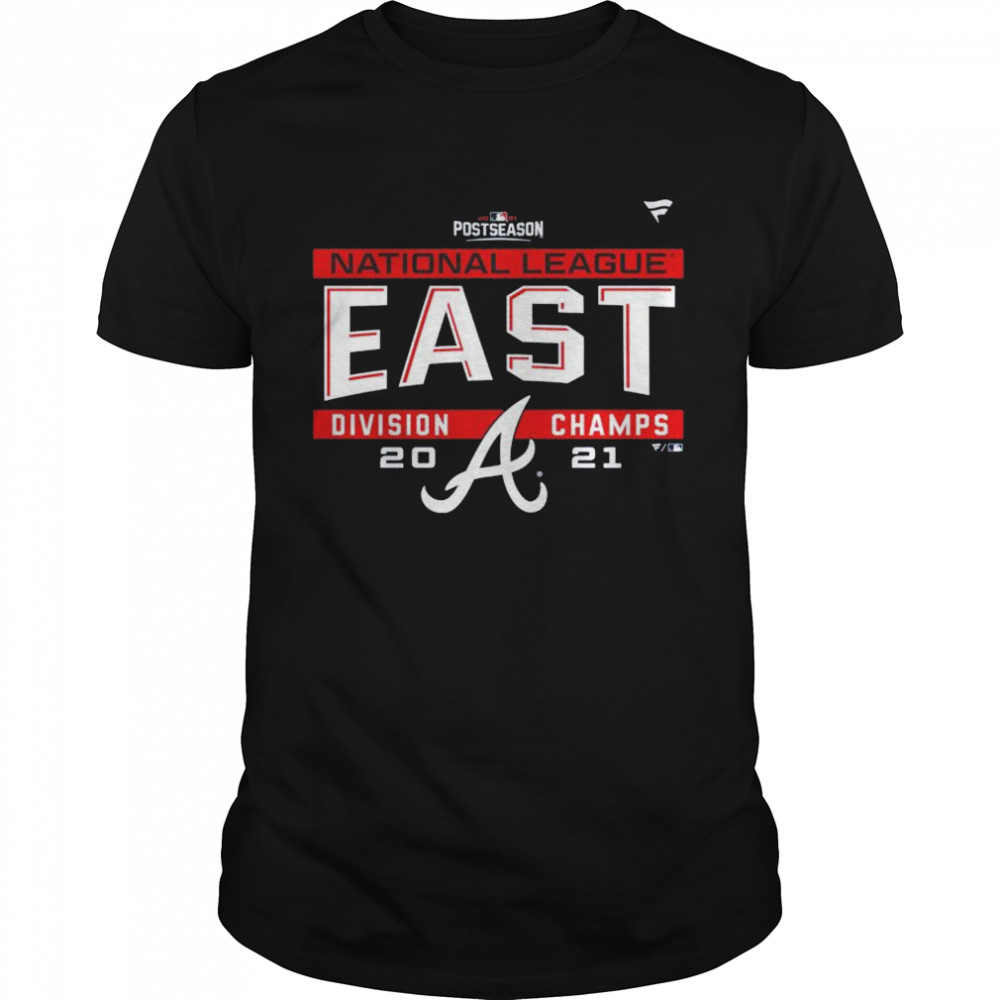 Atlanta Braves 2021 NL East Division Champions Locker Room T-shirt