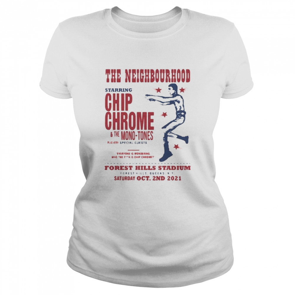 Chip chrome forest hills stadium shirt Classic Women's T-shirt