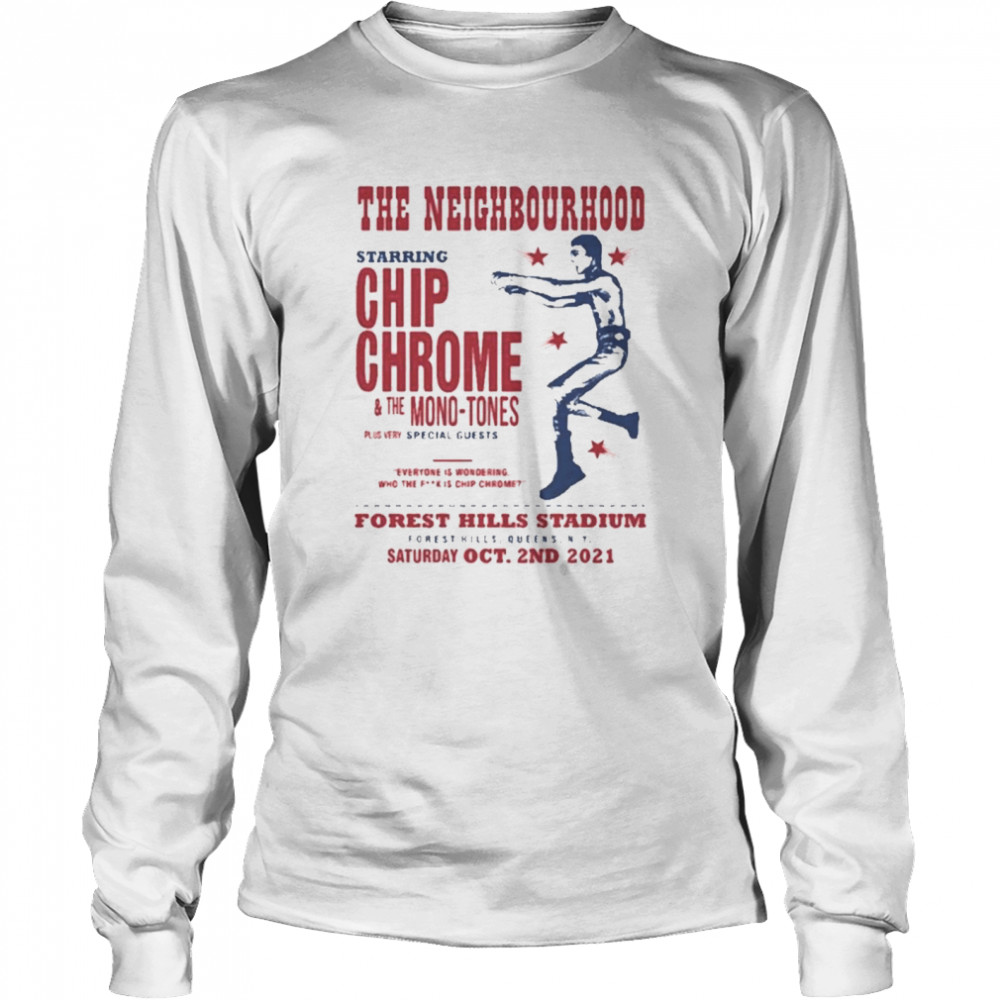 Chip chrome forest hills stadium shirt Long Sleeved T-shirt