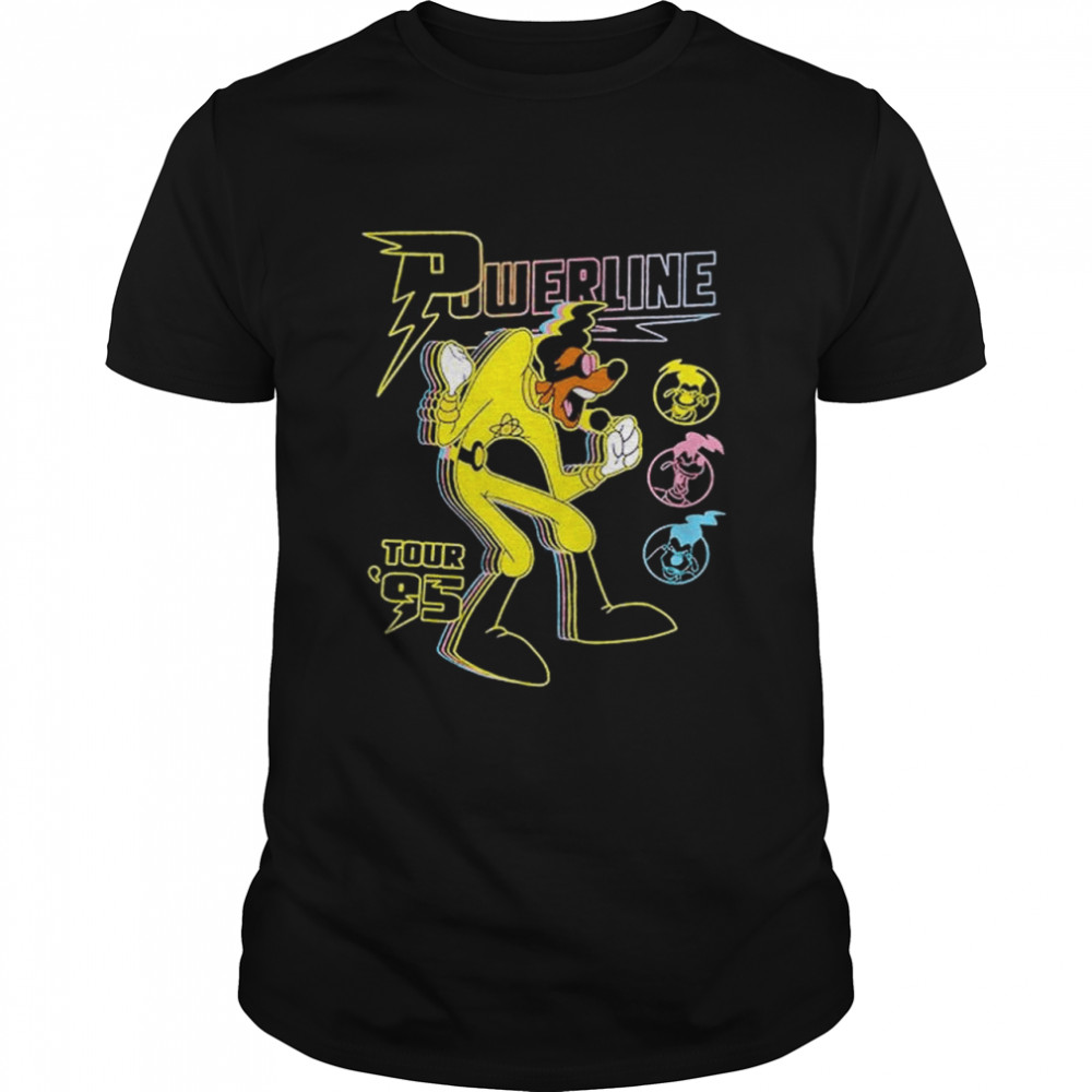 Disney a Goofy movie Powerline tour 95 shirt