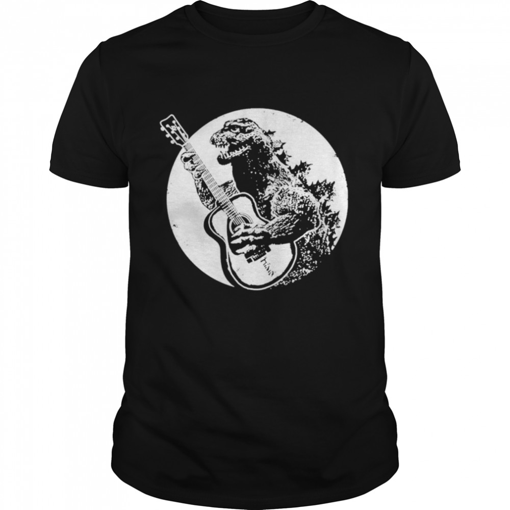 Godzilla Play Guitar shirt