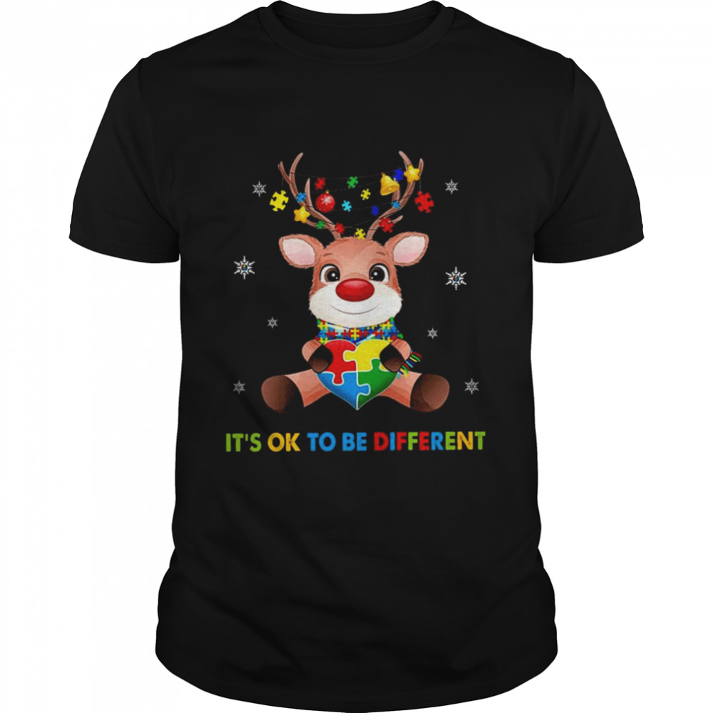 Its Ok to be Different Merry Christmas shirt