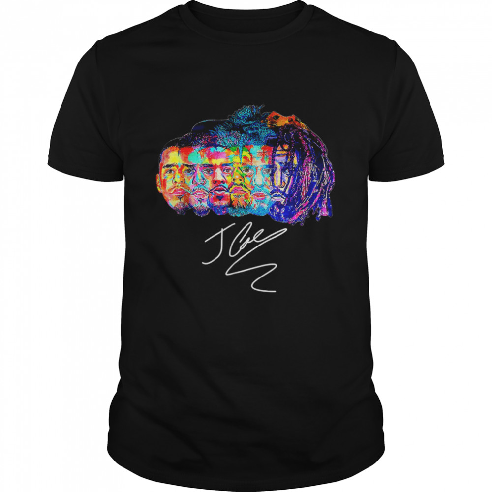 J Cole Tee Rapper Signature Retro Vintage T-Shirt