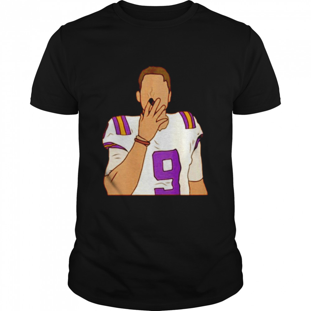 Joe Burrow Smoking Cigar T-shirt