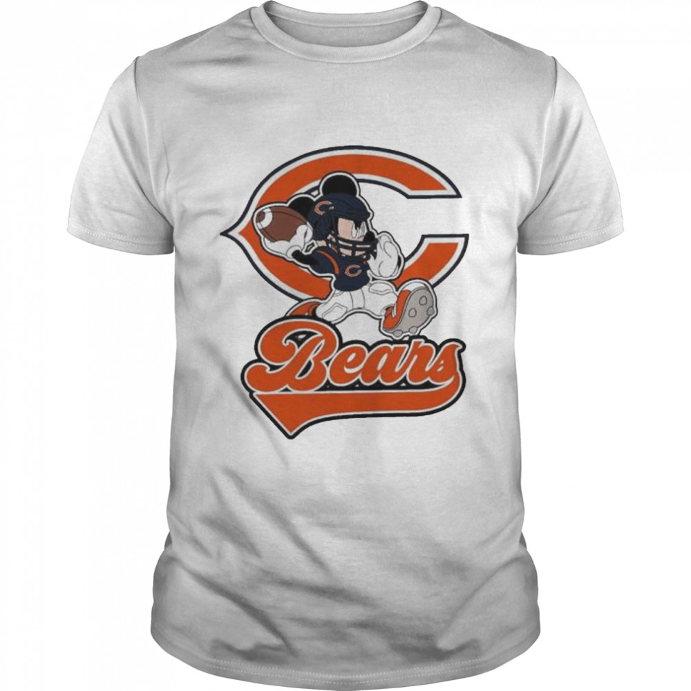 Mickey Mouse Player Chicago Bears shirt