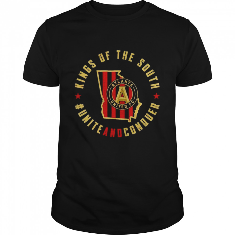 Nice atlanta United FC Kings Of The South Map shirt