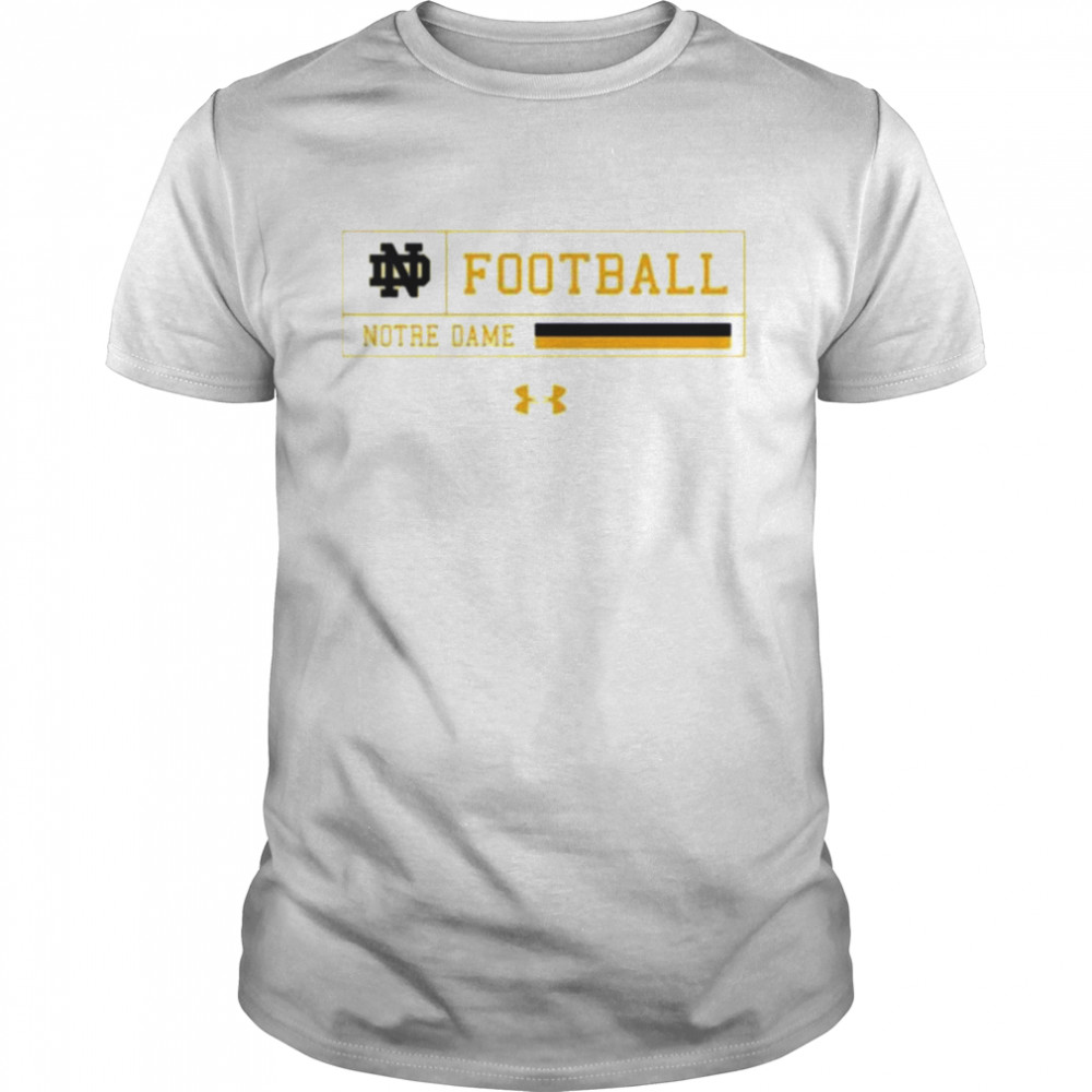 Notre Dame Fighting Irish Football Under Armour shirt